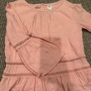 Blouse with bell sleeves